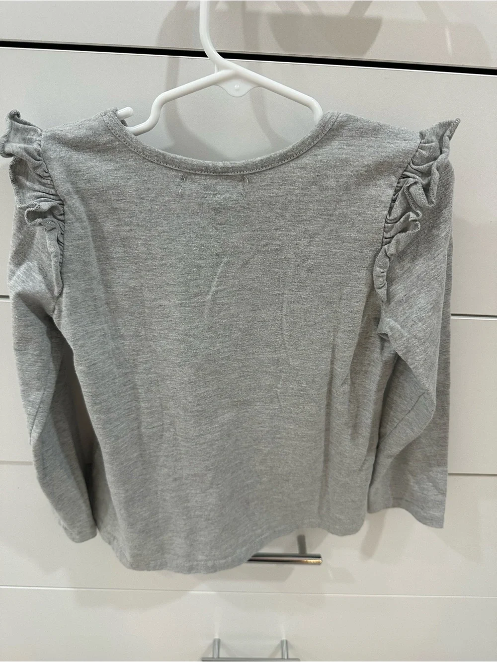 Between Girls' Gray 'Cookie Baking Crew' Long Sleeve Top Size 6